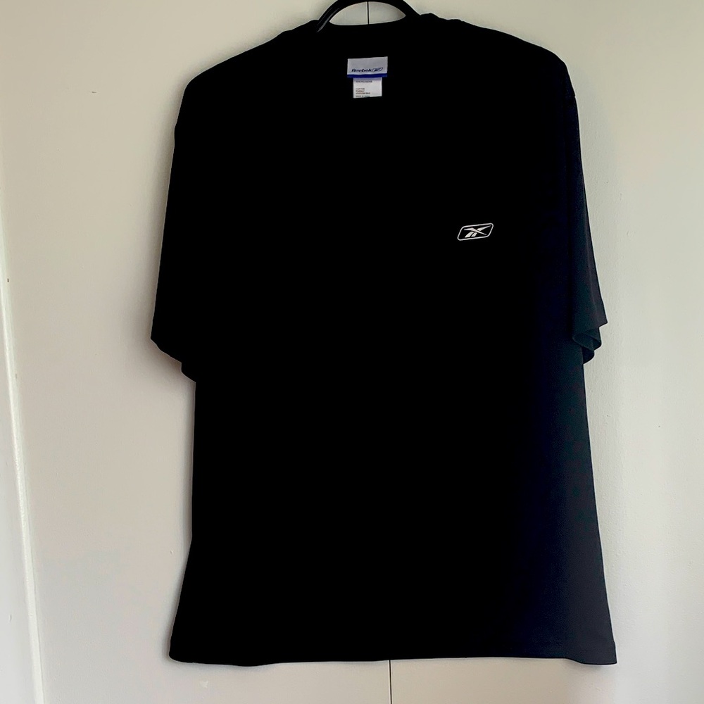 Reebok Men’s Black Athletic Logo T-Shirt Size Medium